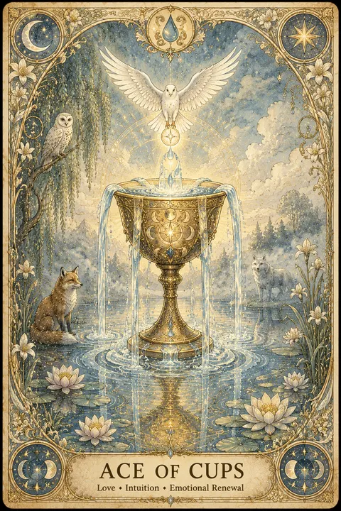 Cups tarot card