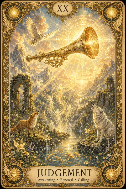 Judgment tarot card