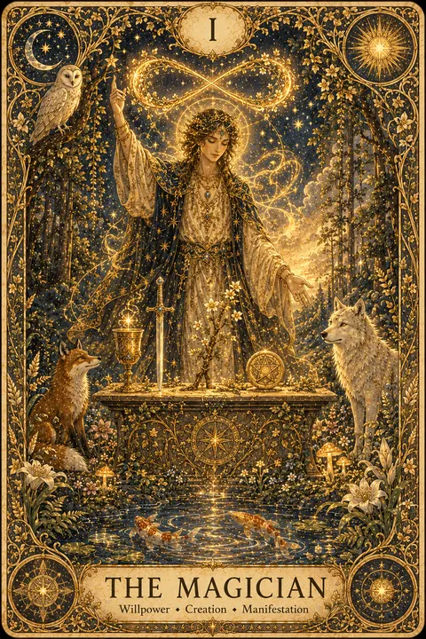 The Magician tarot card