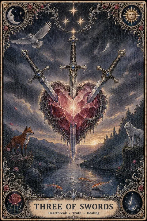 Swords tarot card