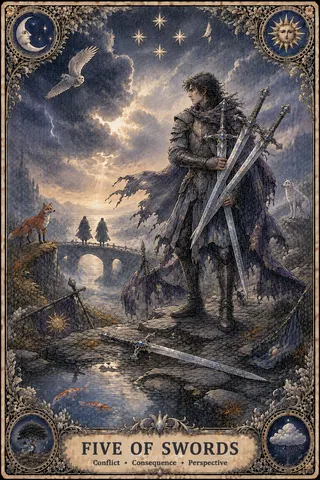 Five of Swords tarot card
