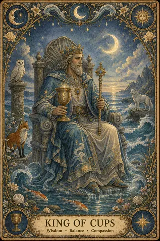 King of Cups tarot card