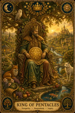 King of Pentacles tarot card