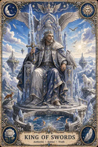 King of Swords tarot card