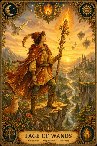 Page of Wands tarot card