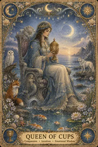 Queen of Cups tarot card