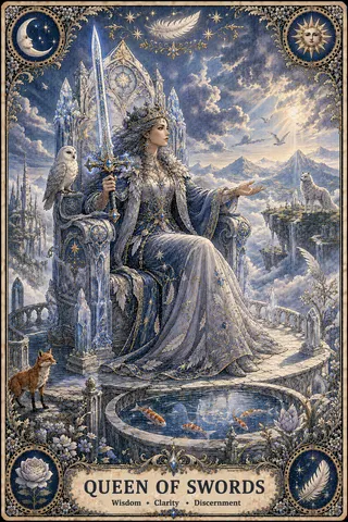 Queen of Swords tarot card