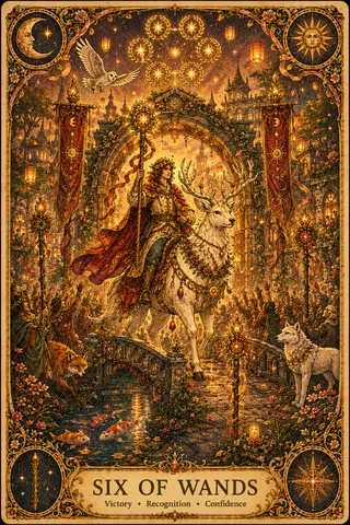 Six of Wands tarot card
