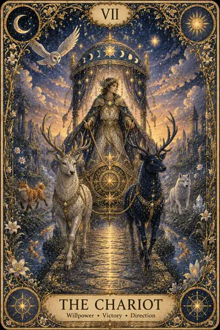 The Chariot tarot card