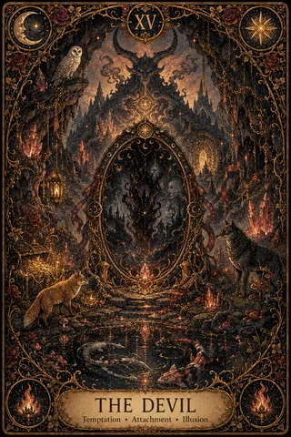 The Devil tarot card