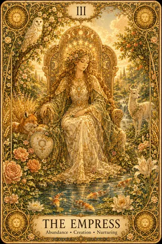 The Empress tarot card