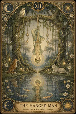 The Hanged Man tarot card