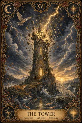 The Tower tarot card
