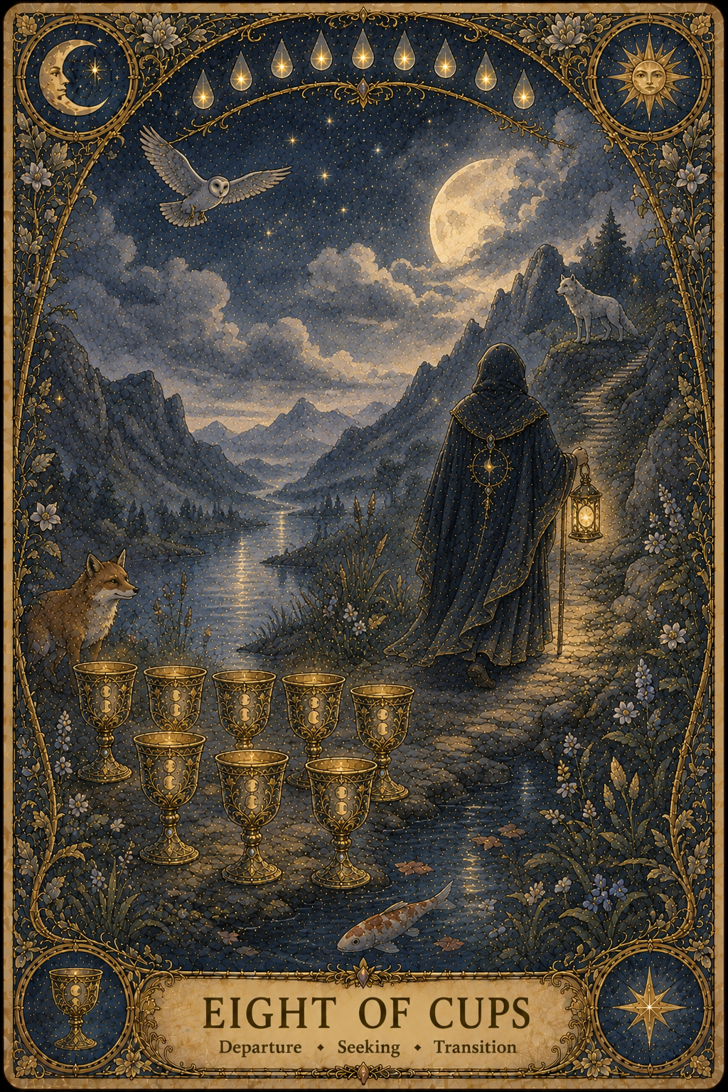 Eight of Cups tarot card