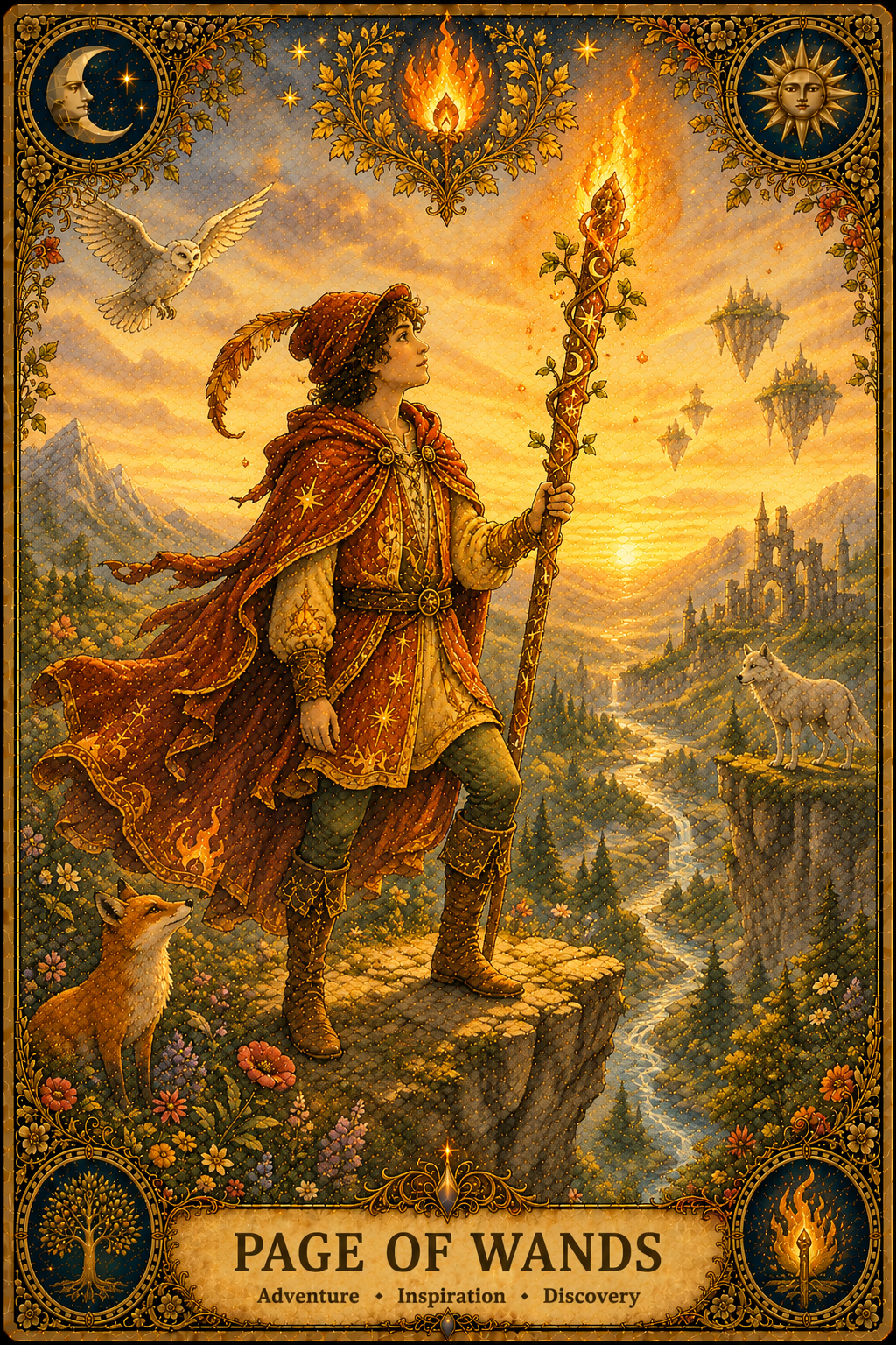 Page of Wands tarot card