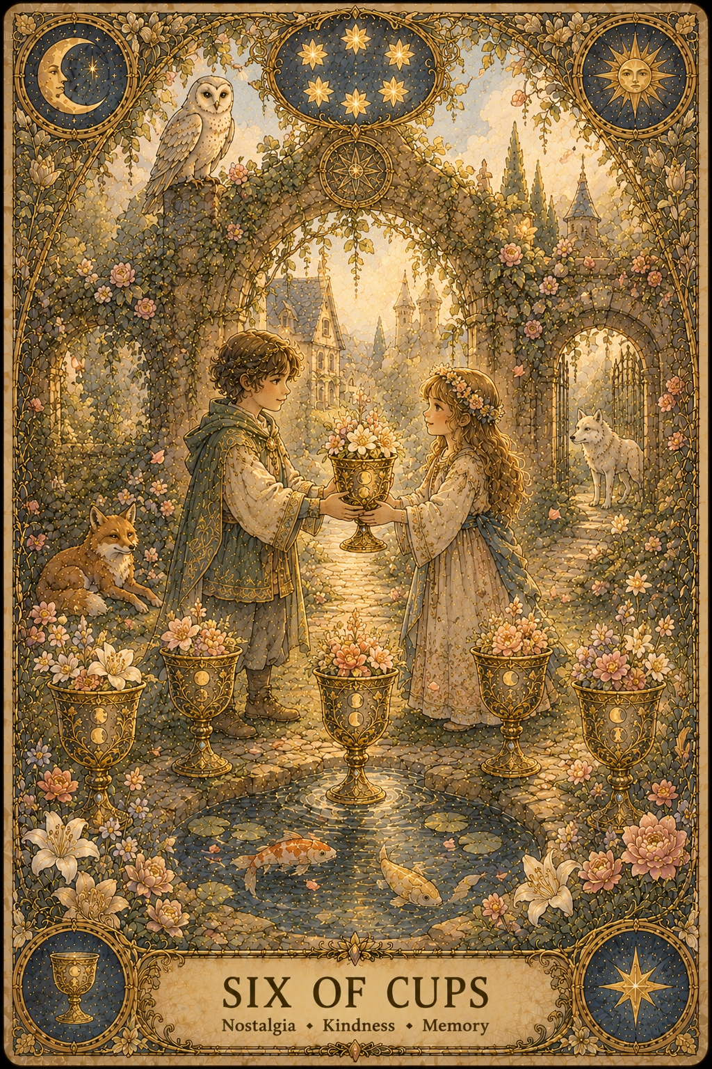 Six of Cups tarot card