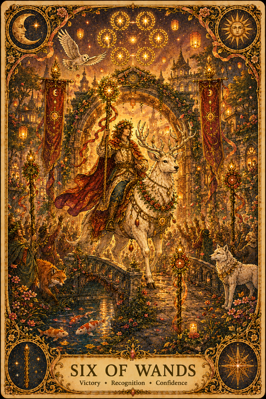 Six of Wands tarot card