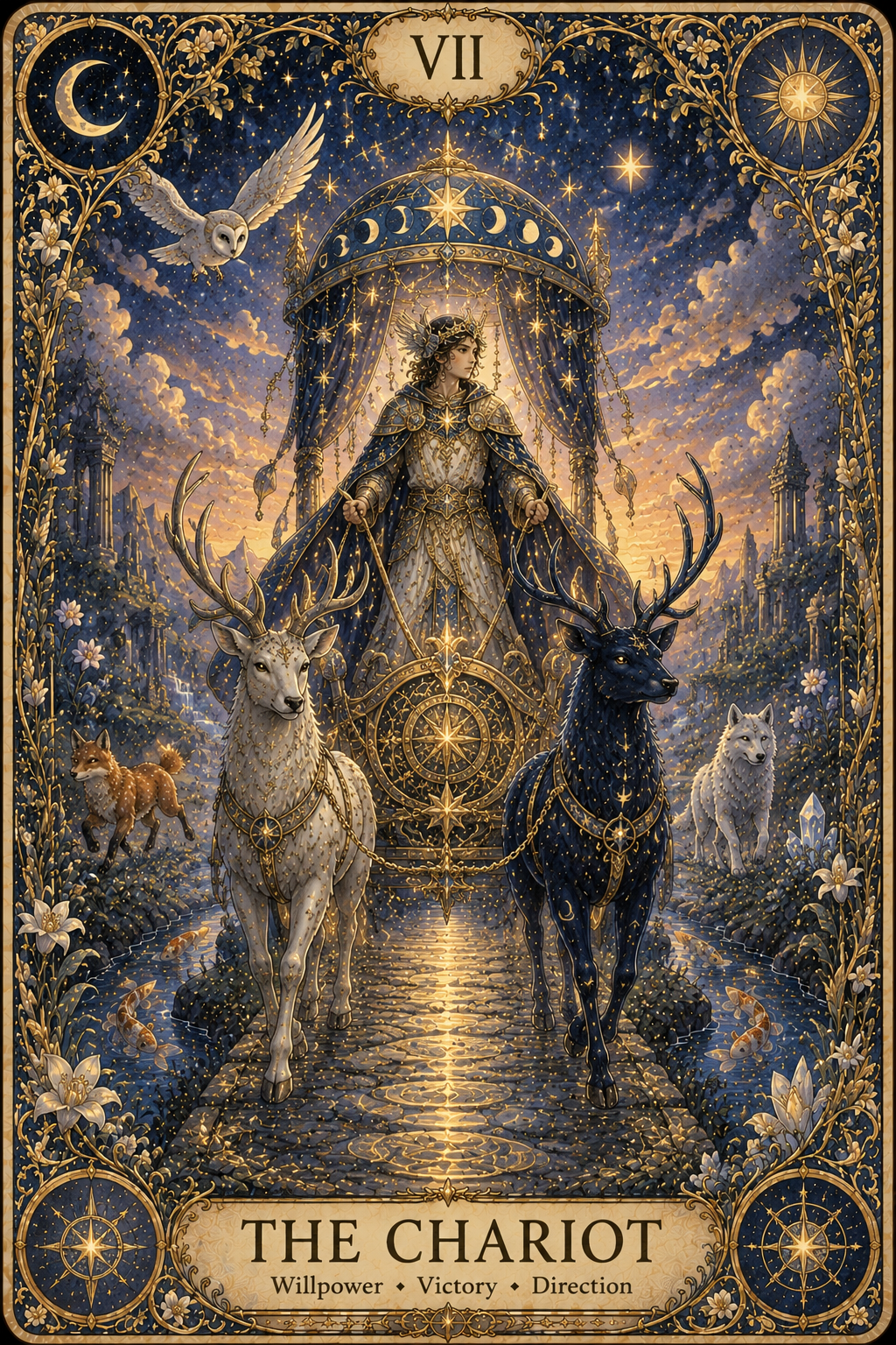 The Chariot tarot card