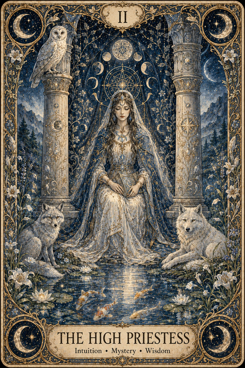The High Priestess tarot card