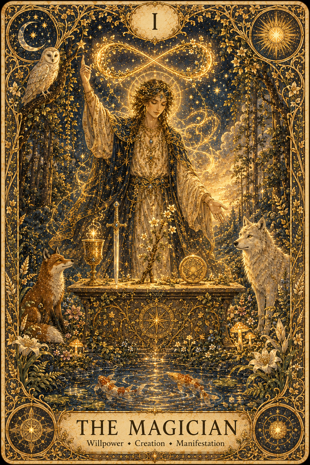 The Magician tarot card