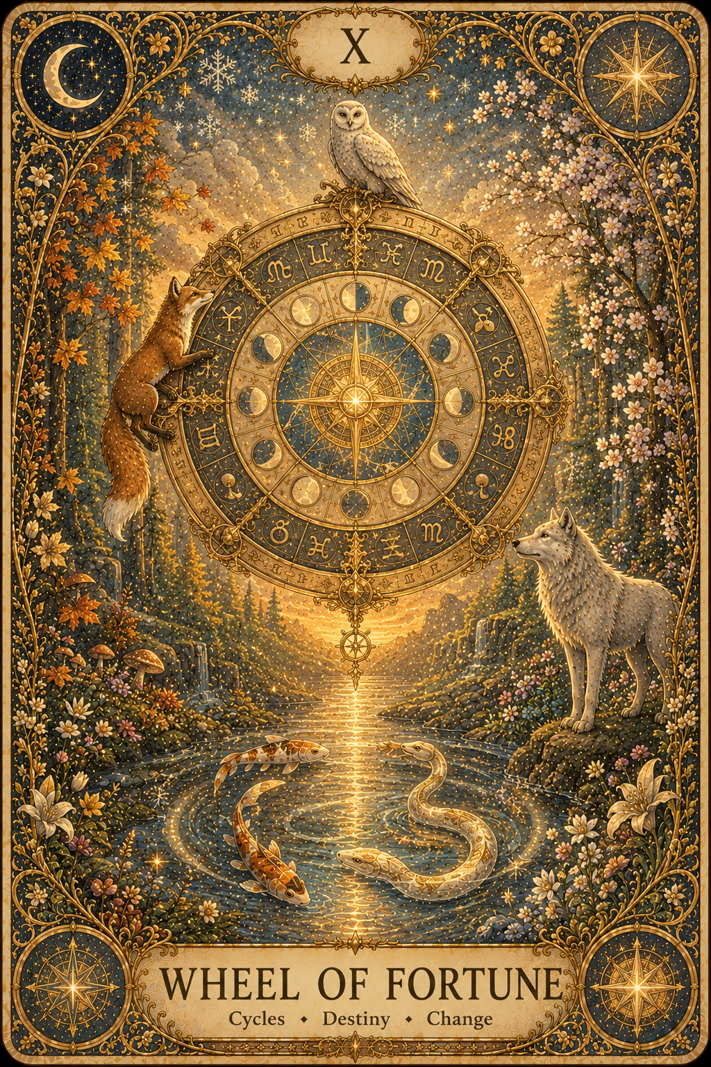 Wheel of Fortune tarot card